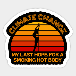 Climate change Sticker